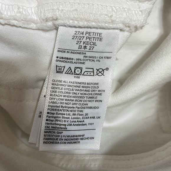 GAP White Women's Jeans - Picture 9 of 9